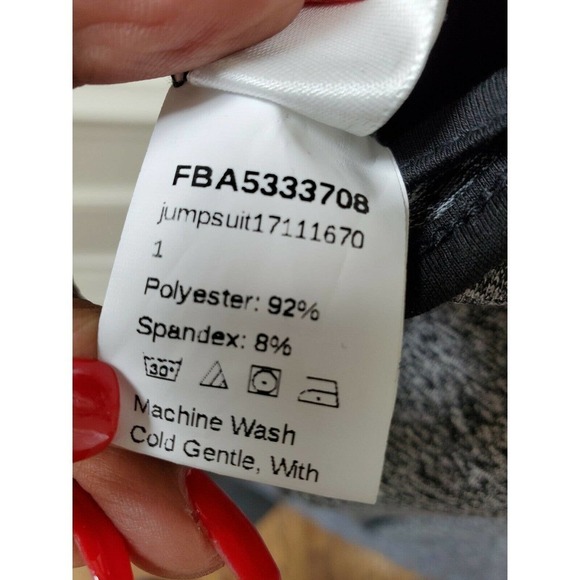 Gray Polyester Blend ScoopNeck Sleeveless jumpsuit - Picture 8 of 15